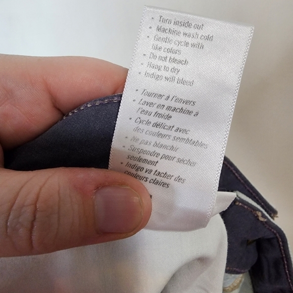 Paige‎ Hoxton Ankle Peg Step Hem Flaw Straight Leg Women 26 Tie Dye Splotch Jean - Picture 8 of 11